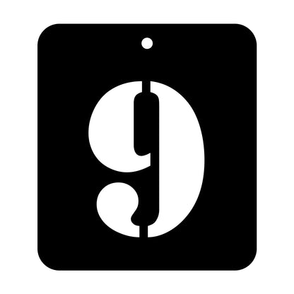 iCraft Numeric Stencil 4" x 4" - ICS-35 (9)