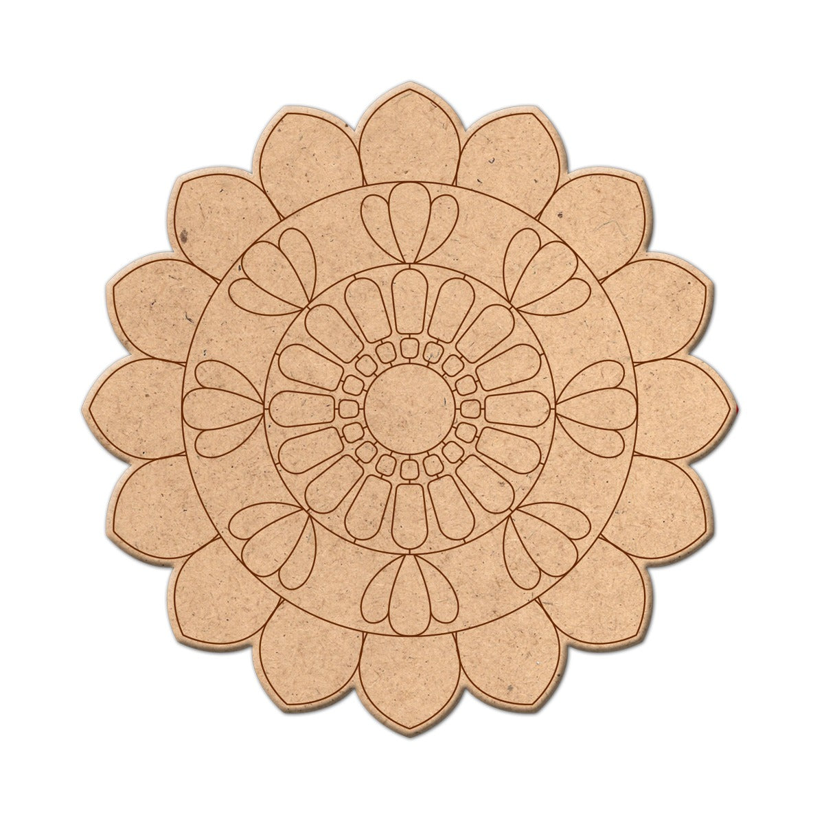 iCraft  Pre Marked MDF Base For Painting,Home Décor,Lippan Art,Wall Hanging And Many More