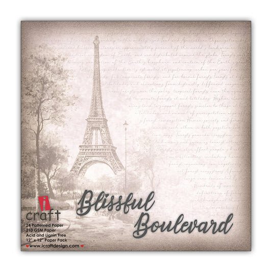Blissful Boulevard 12" x 12" Patterned Papers (Pack of 24 Sheets)