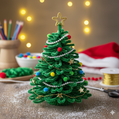 iCraft Magical Christmas Decor Kit | 13-in-1 DIY Christmas Craft Kit