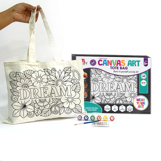 Dream Canvas Tote Bag Painting Kit | Kids DIY Craft Kit – iCraft (Copy)