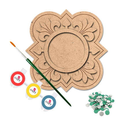 iCraft Diya Platter DIY Kit – Paint & Decorate Festive Home Décor - FB 67