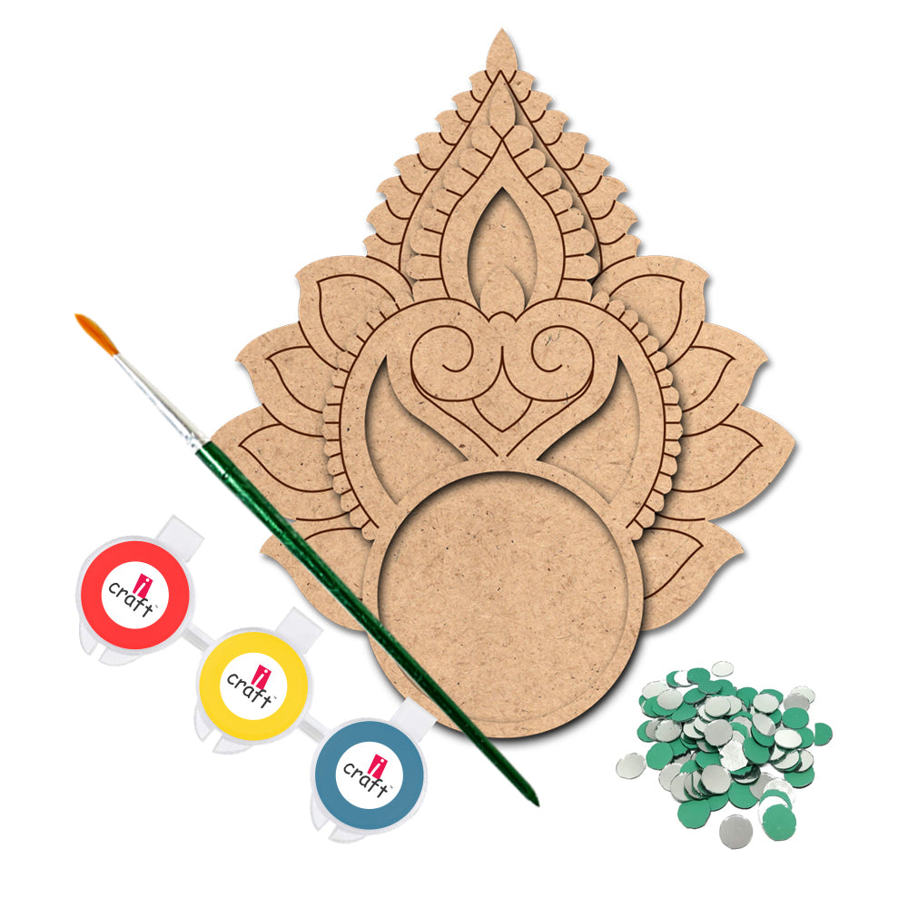 iCraft Diya Platter DIY Kit – Paint & Decorate Festive Home Décor - FB 69