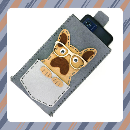 Kids Felt Craft Kit - Create a Stitched Dog Pouch, Great Gift for Boys & Girls 5 Bullet Points Spark Creativity