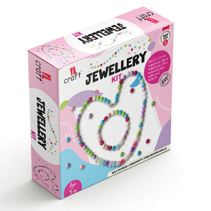 DIY Kids Jewelry Making Kit: Colorful Beads, Star Charms, & Thread for Necklaces & Bracelets - Creative Craft Set for Girls & Boys Ages 6+