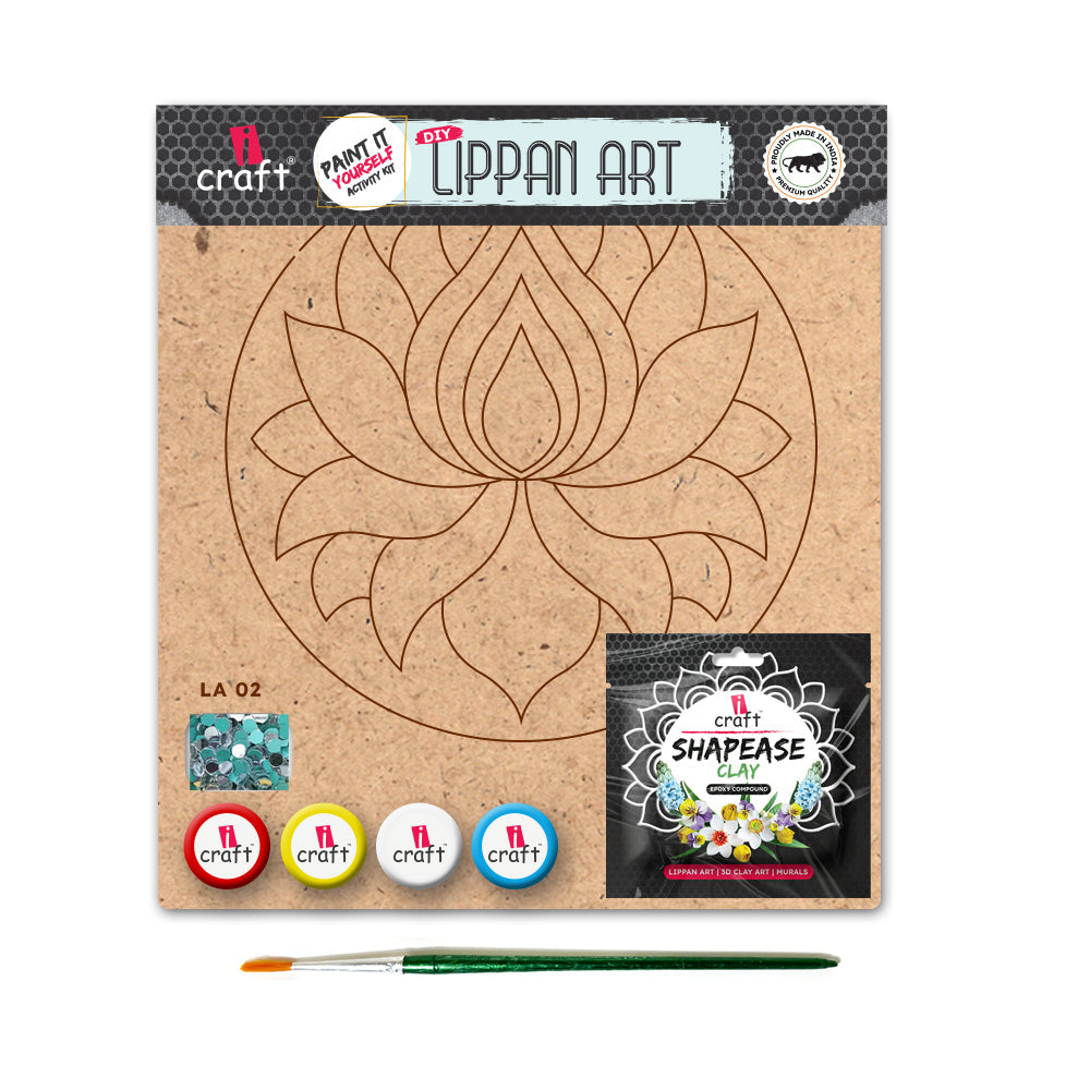 Lippan Mirror Art Kit – Traditional Craft Kit for Adults & Beginners