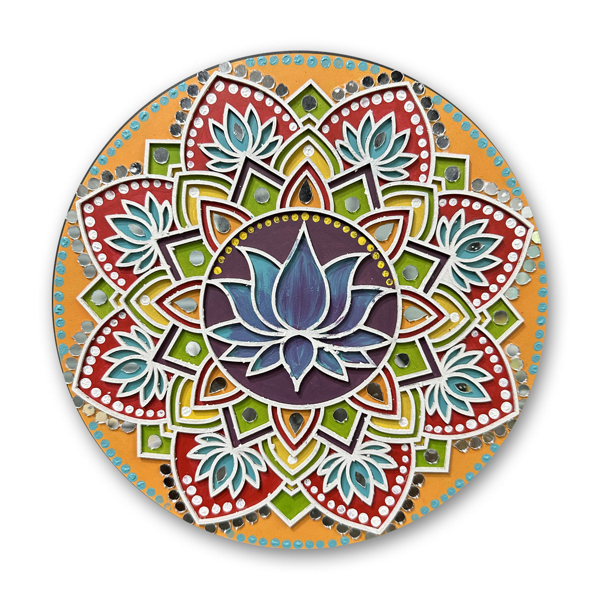 Mandala Art Kit | 10" DIY Painting Craft & Home Décor Kit | MA003