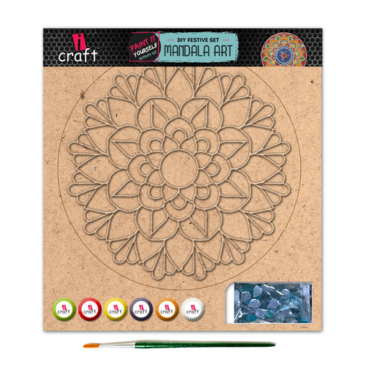 Mandala Art Kit | 10" DIY Painting Craft & Home Décor Kit | MA004