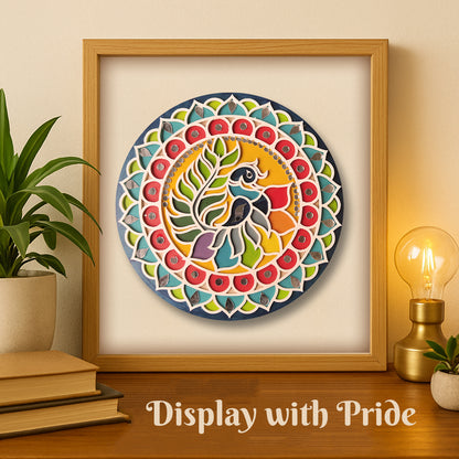 Mandala Art Kit | 10" DIY Painting Craft & Home Décor Kit | MA009