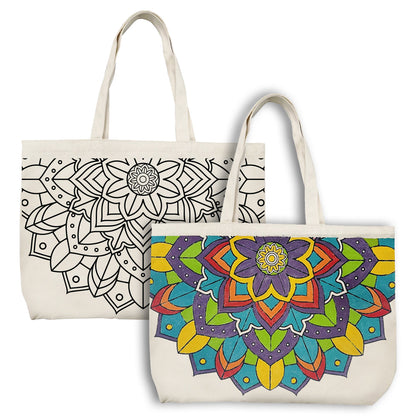 Mandala Canvas Tote Bag Painting Kit | DIY Craft Kit – iCraft