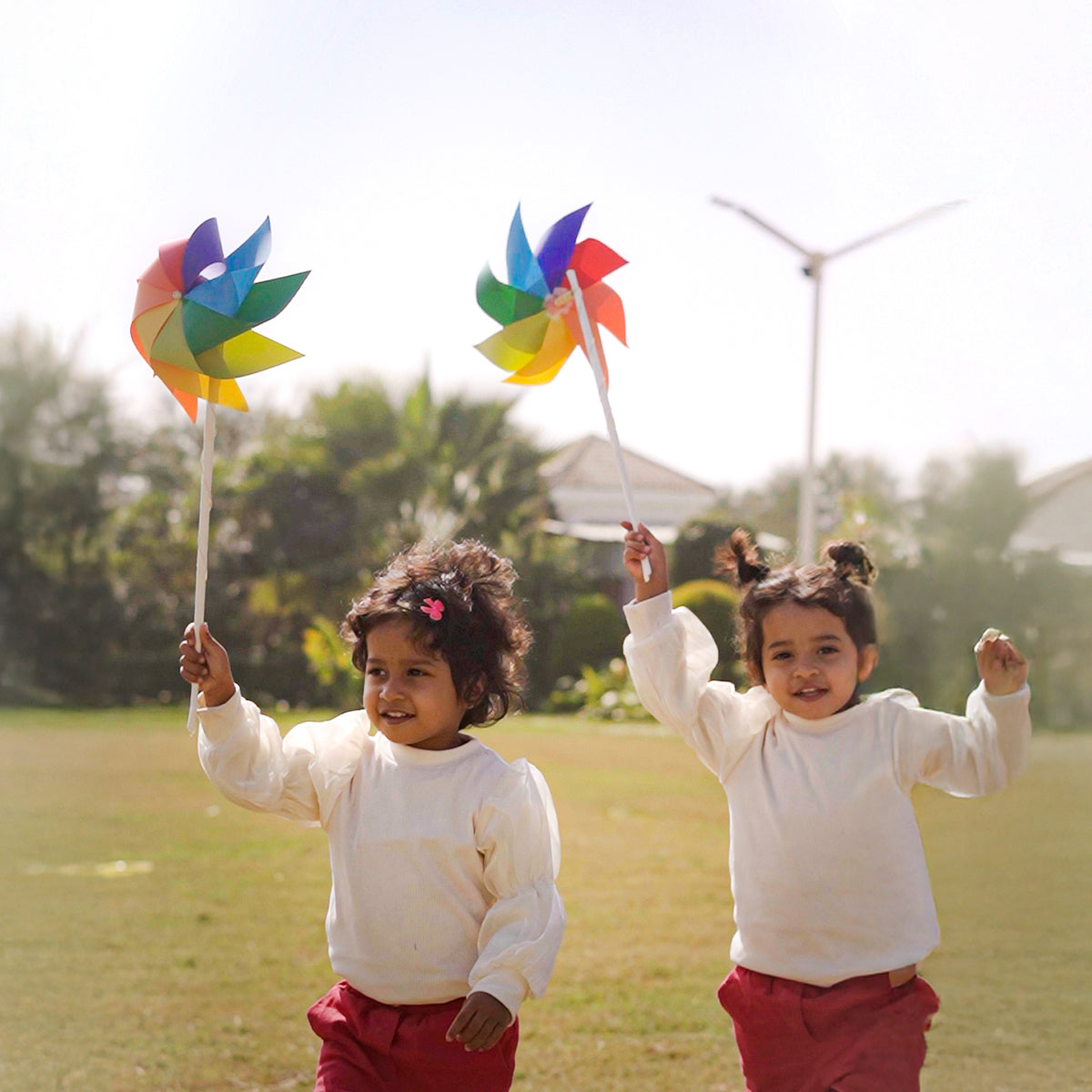 DIY Pinwheel & Fan Making Kit: Origami Crafts for Kids, Great Gift & Party Favor