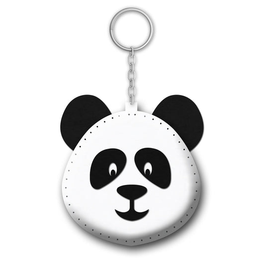 Felt Keychain Sewing Kit for Kids | Beginner Felt Craft Kit - Panda