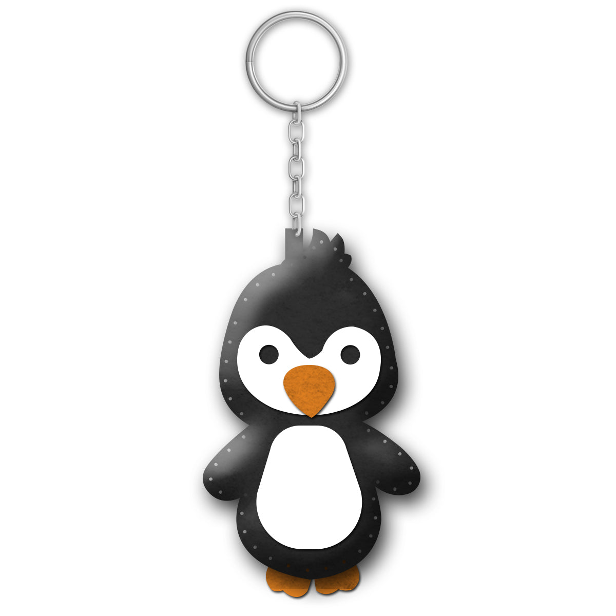 Felt Keychain Sewing Kit for Kids | Beginner Felt Craft Kit - Penguin