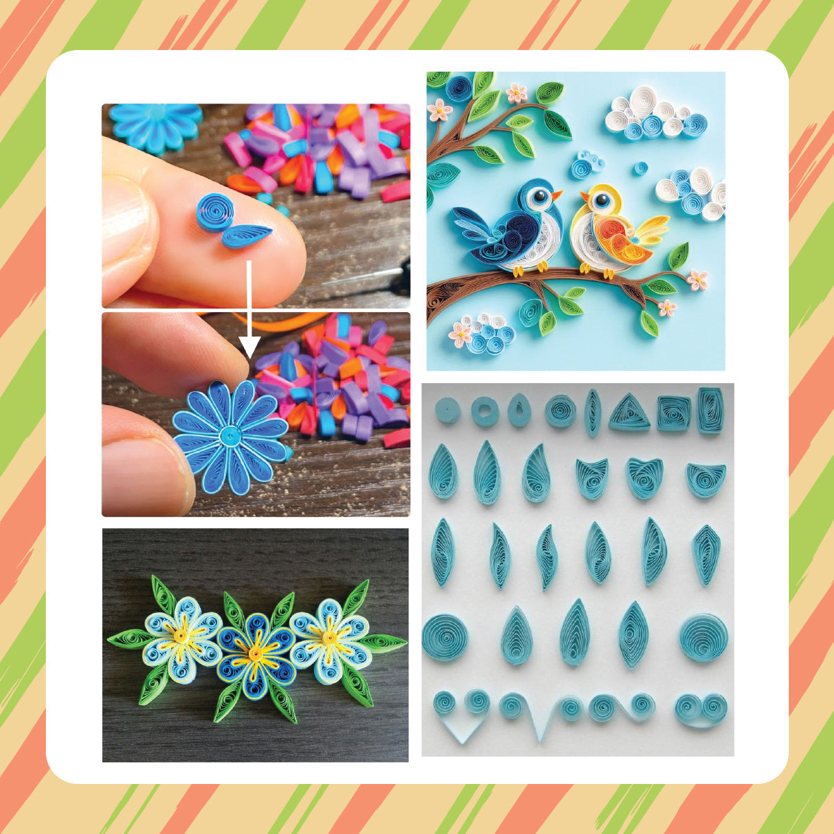 Beginner Quilling Kit for Kids Ages 6+: Paper Art Craft Set, Educational & Creative Gift