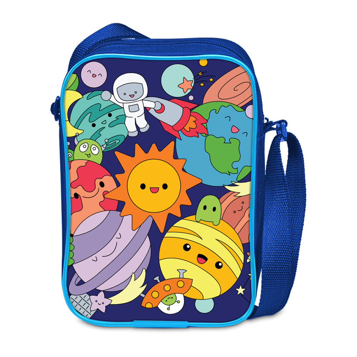 Colour Your Own Sling Bag – Space DIY Colouring Kit with 6 Acrylic Markers