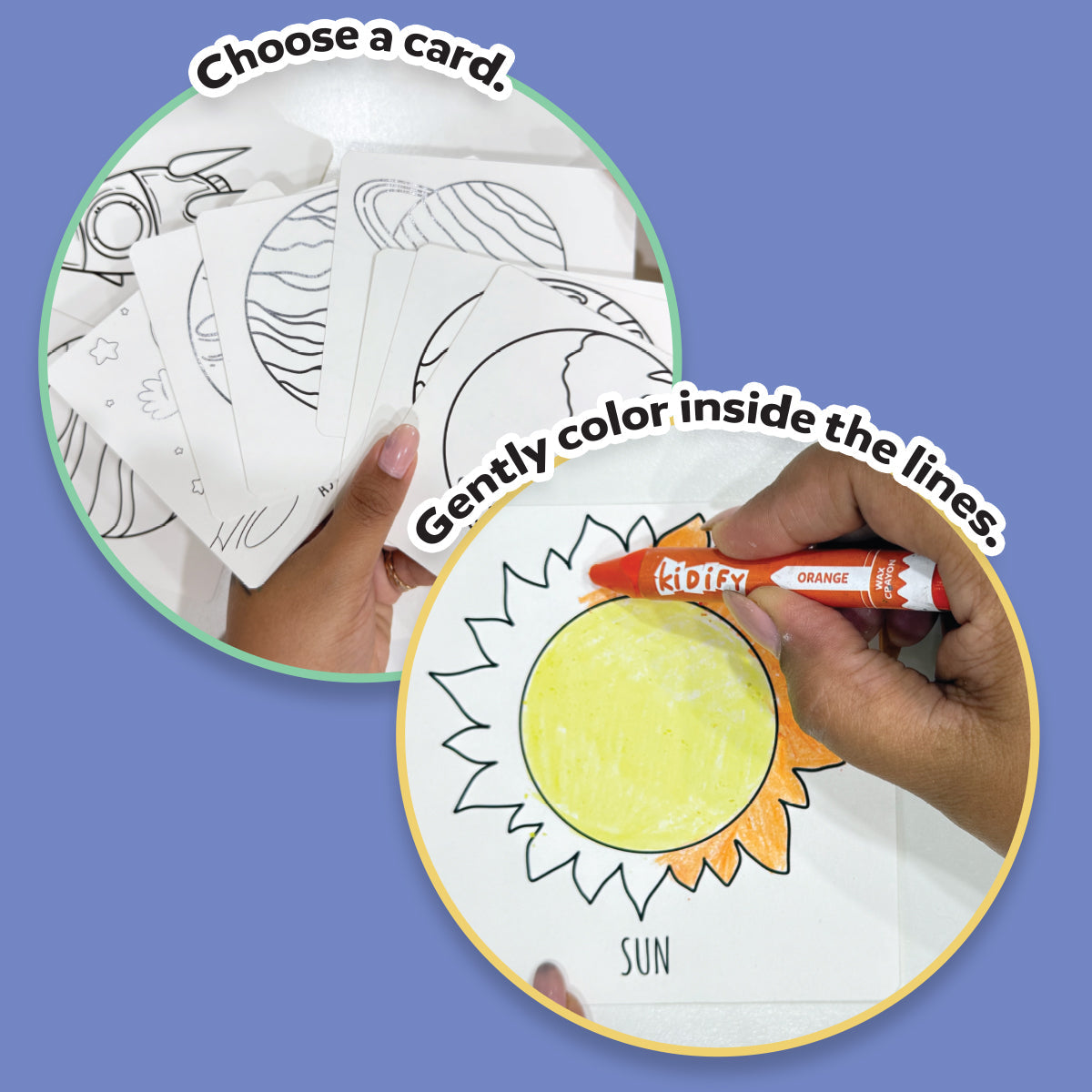 Space Painting Kit for Kids: Solar System Flash Cards with Crayons - Educational and Fun Art Activity, Best Gift for Boys and Girls Ages 6+
