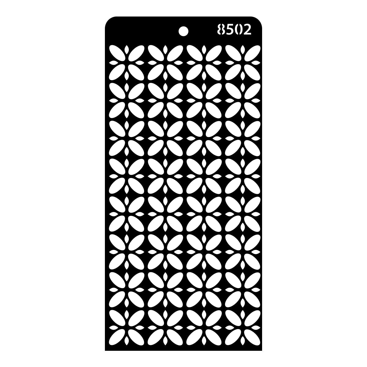 iCraft Multi-Surface Stencils - Perfect for Walls, DIY & Resin Art Projects | Reusable | Layering 4" x 8" Stencil-8502