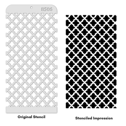 iCraft Multi-Surface Stencils - Perfect for Walls, DIY & Resin Art Projects | Reusable | Layering 4" x 8" Stencil-8506