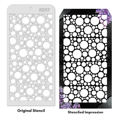iCraft Multi-Surface Stencils - Perfect for Walls, DIY & Resin Art Projects | Reusable | Layering 4" x 8" Stencil-8507