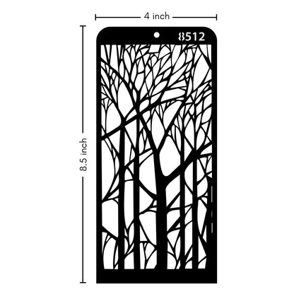 iCraft Multi-Surface Stencils - Perfect for Walls, DIY & Resin Art Projects | Reusable | Layering 4" x 8" Stencil-8512
