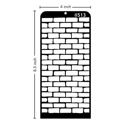 iCraft Multi-Surface Stencils - Perfect for Walls, DIY & Resin Art Projects | Reusable | Layering 4" x 8" Stencil-8513