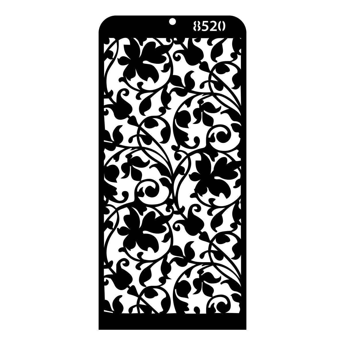 iCraft Multi-Surface Stencils - Perfect for Walls, DIY & Resin Art Projects | Reusable | Layering 4" x 8" Stencil-8520