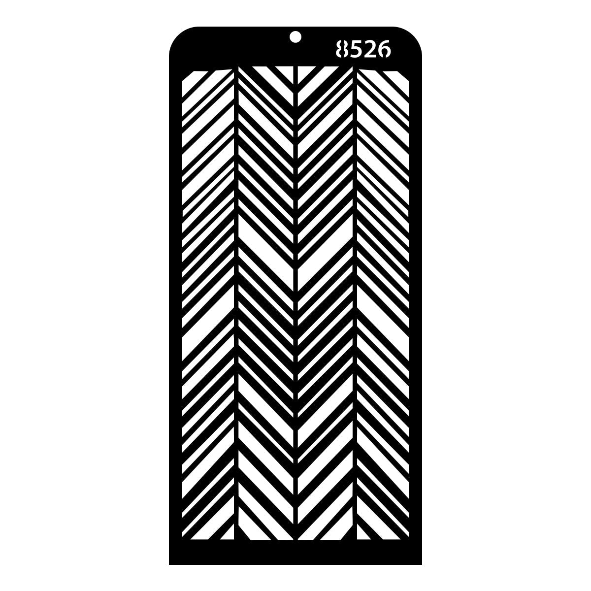 iCraft Multi-Surface Stencils - Perfect for Walls, DIY & Resin Art Projects | Reusable | Layering 4" x 8" Stencil-8526