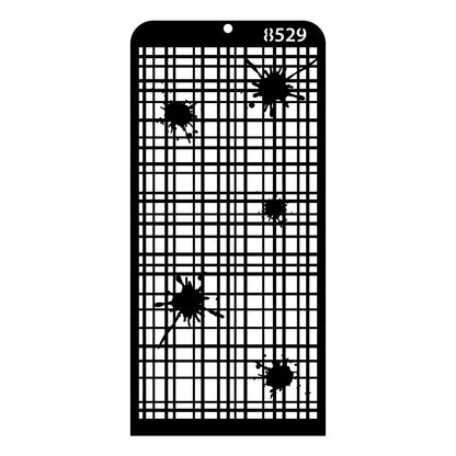 iCraft Multi-Surface Stencils - Perfect for Walls, DIY & Resin Art Projects | Reusable | Layering 4" x 8" Stencil-8529