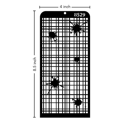 iCraft Multi-Surface Stencils - Perfect for Walls, DIY & Resin Art Projects | Reusable | Layering 4" x 8" Stencil-8529