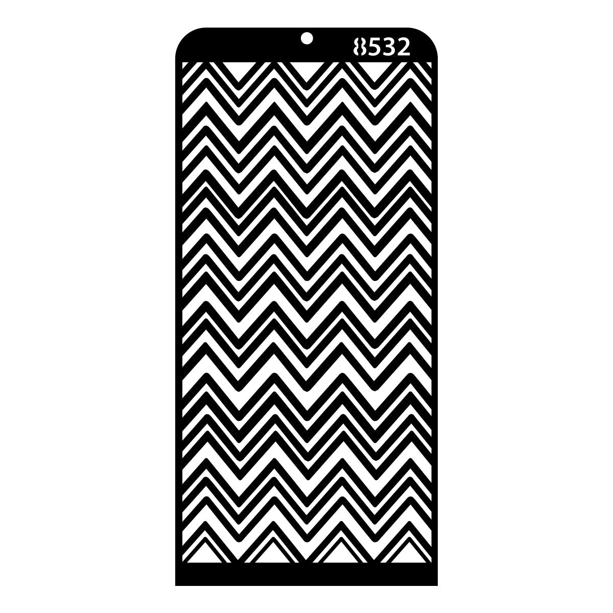 iCraft Multi-Surface Stencils - Perfect for Walls, DIY & Resin Art Projects | Reusable | Layering 4" x 8" Stencil-8532