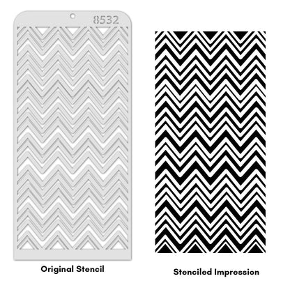 iCraft Multi-Surface Stencils - Perfect for Walls, DIY & Resin Art Projects | Reusable | Layering 4" x 8" Stencil-8532
