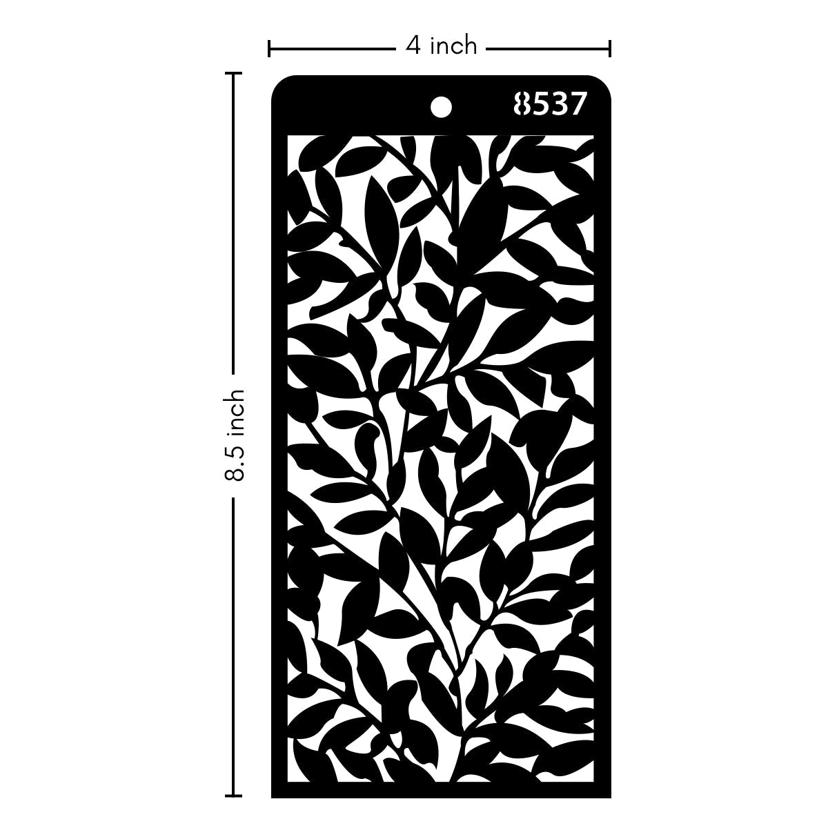 iCraft Multi-Surface Stencils - Perfect for Walls, DIY & Resin Art Projects | Reusable | Layering 4" x 8" Stencil-8537