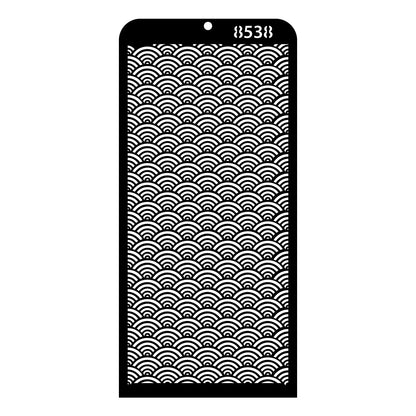 iCraft Multi-Surface Stencils - Perfect for Walls, DIY & Resin Art Projects | Reusable | Layering 4" x 8" Stencil-8538