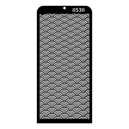 iCraft Multi-Surface Stencils - Perfect for Walls, DIY & Resin Art Projects | Reusable | Layering 4" x 8" Stencil-8538