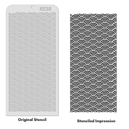 iCraft Multi-Surface Stencils - Perfect for Walls, DIY & Resin Art Projects | Reusable | Layering 4" x 8" Stencil-8538
