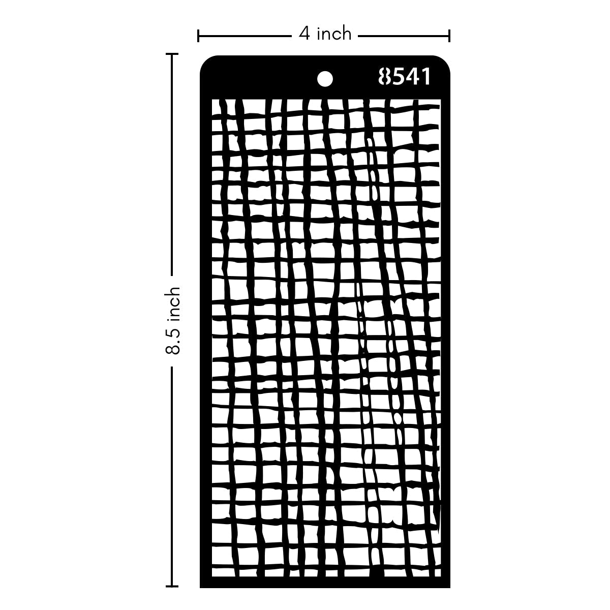 iCraft Multi-Surface Stencils - Perfect for Walls, DIY & Resin Art Projects | Reusable | Layering 4" x 8" Stencil-8541
