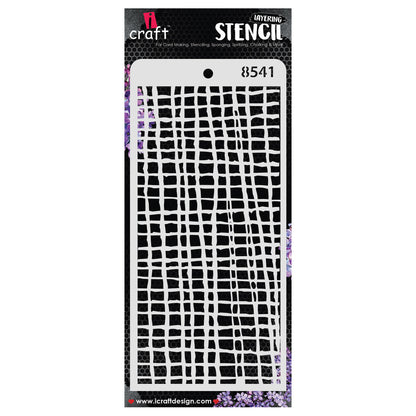 iCraft Multi-Surface Stencils - Perfect for Walls, DIY & Resin Art Projects | Reusable | Layering 4" x 8" Stencil-8541