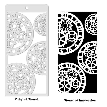 iCraft Multi-Surface Stencils - Perfect for Walls, DIY & Resin Art Projects | Reusable | Layering 4" x 8" Stencil-8544
