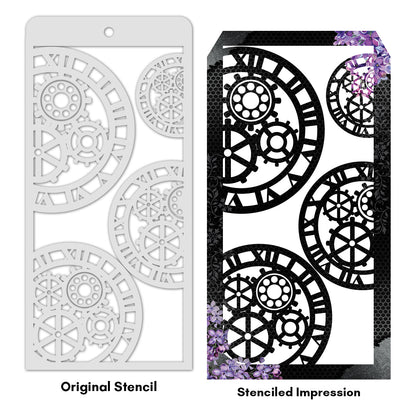 iCraft Multi-Surface Stencils - Perfect for Walls, DIY & Resin Art Projects | Reusable | Layering 4" x 8" Stencil-8544