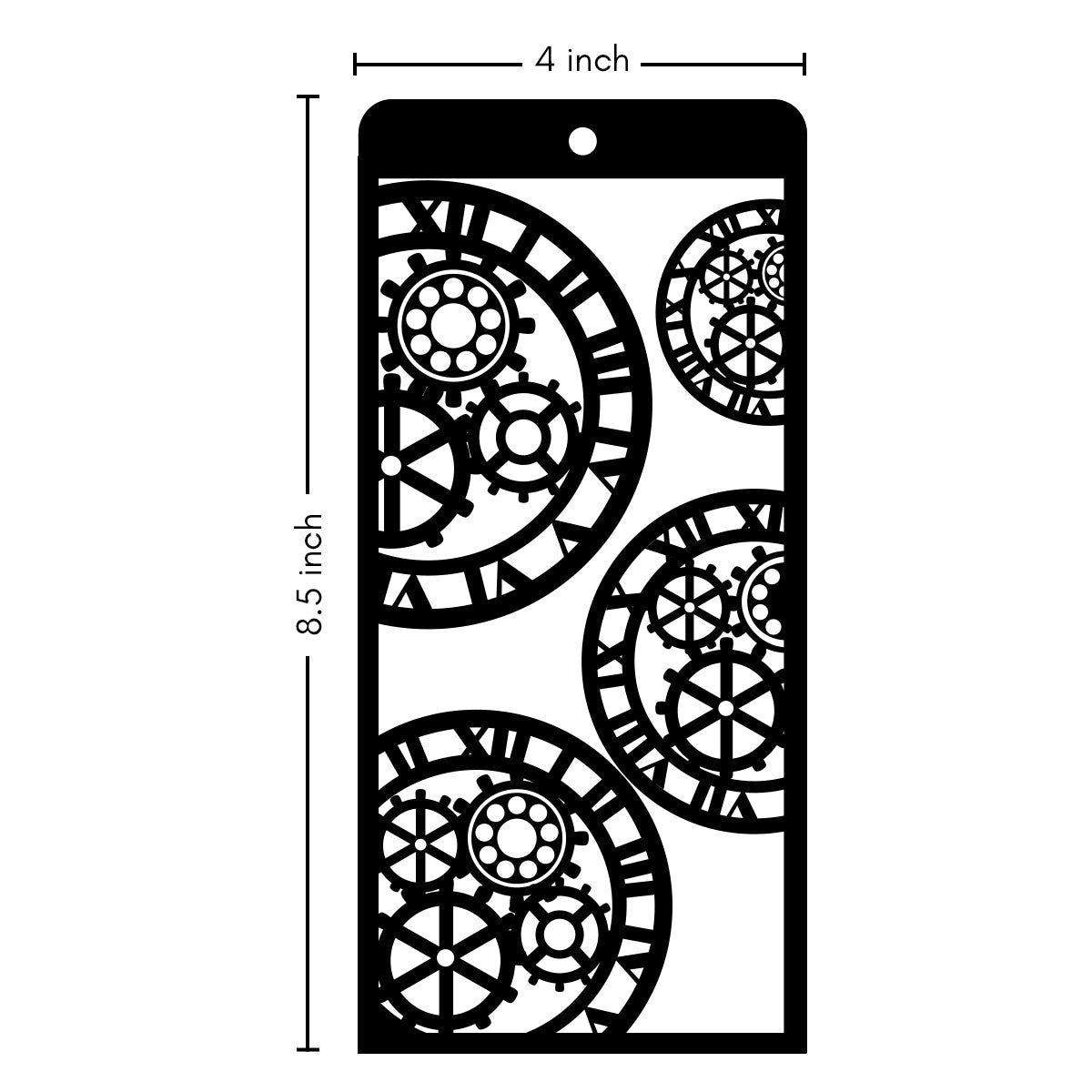 iCraft Multi-Surface Stencils - Perfect for Walls, DIY & Resin Art Projects | Reusable | Layering 4" x 8" Stencil-8544