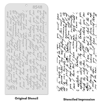 iCraft Multi-Surface Stencils - Perfect for Walls, DIY & Resin Art Projects | Reusable | Layering 4" x 8" Stencil-8548