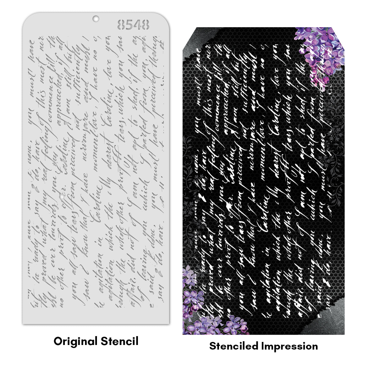 iCraft Multi-Surface Stencils - Perfect for Walls, DIY & Resin Art Projects | Reusable | Layering 4" x 8" Stencil-8548