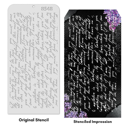 iCraft Multi-Surface Stencils - Perfect for Walls, DIY & Resin Art Projects | Reusable | Layering 4" x 8" Stencil-8548