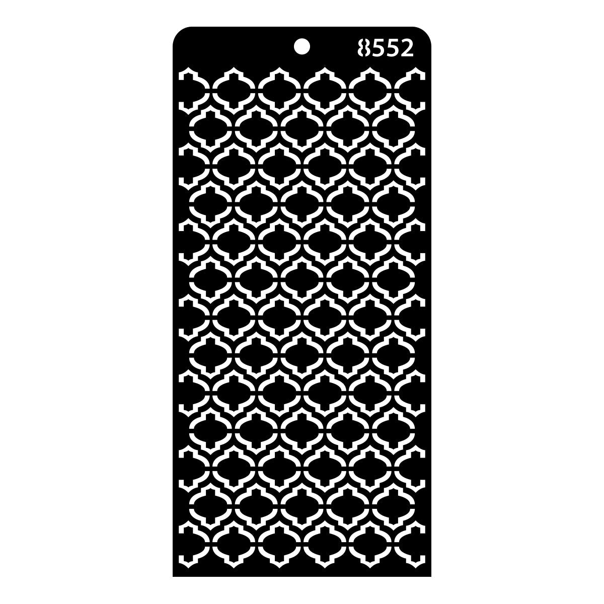 iCraft Multi-Surface Stencils - Perfect for Walls, DIY & Resin Art Projects | Reusable | Layering 4" x 8" Stencil-8552