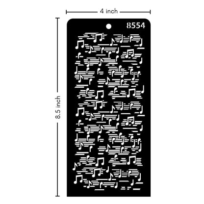 iCraft Multi-Surface Stencils - Perfect for Walls, DIY & Resin Art Projects | Reusable | Layering 4" x 8" Stencil-8554
