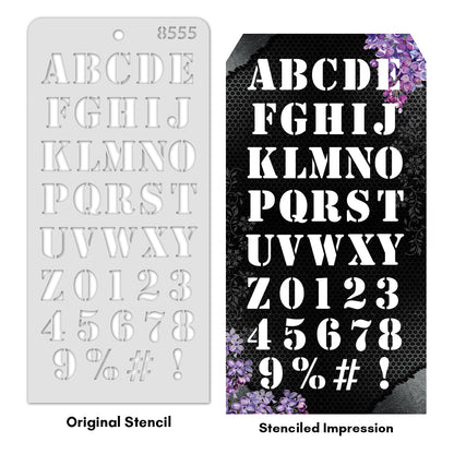 iCraft Multi-Surface Stencils - Perfect for Walls, DIY & Resin Art Projects | Reusable | Layering 4" x 8" Stencil-8555