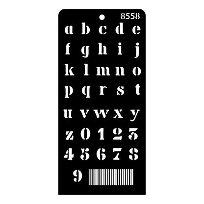 iCraft Multi-Surface Stencils - Perfect for Walls, DIY & Resin Art Projects | Reusable | Layering 4" x 8" Stencil-8558