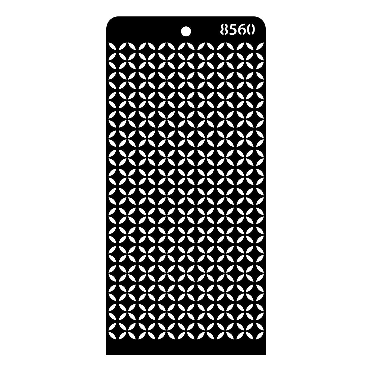 iCraft Multi-Surface Stencils - Perfect for Walls, DIY & Resin Art Projects | Reusable | Layering 4" x 8" Stencil-8560