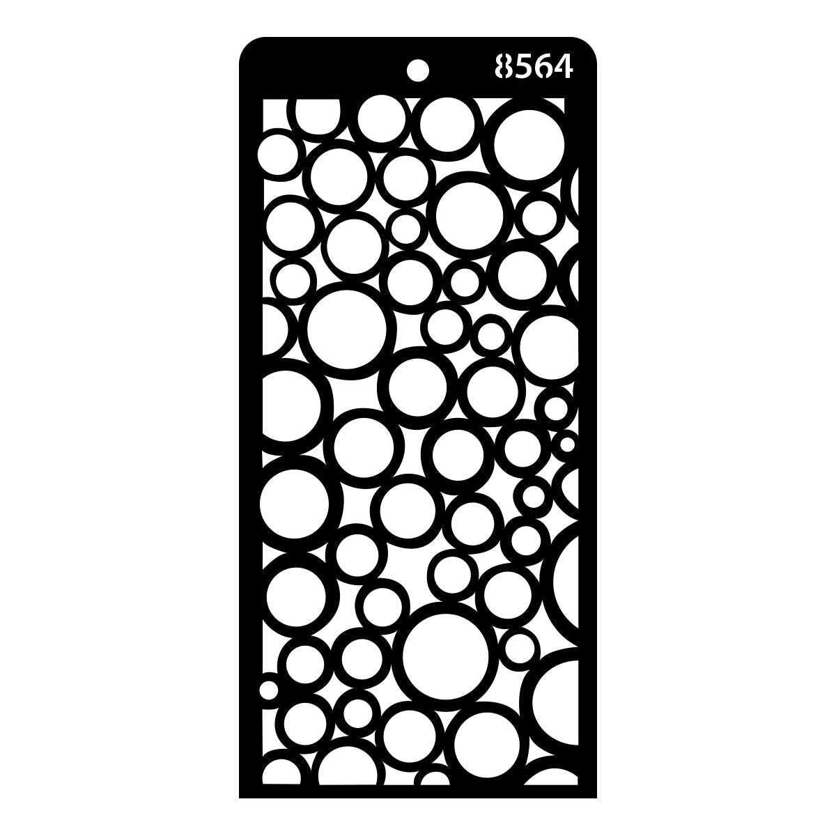 iCraft Multi-Surface Stencils - Perfect for Walls, DIY & Resin Art Projects | Reusable | Layering 4" x 8" Stencil-8564