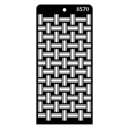iCraft Multi-Surface Stencils - Perfect for Walls, DIY & Resin Art Projects | Reusable | Layering 4" x 8" Stencil-8570